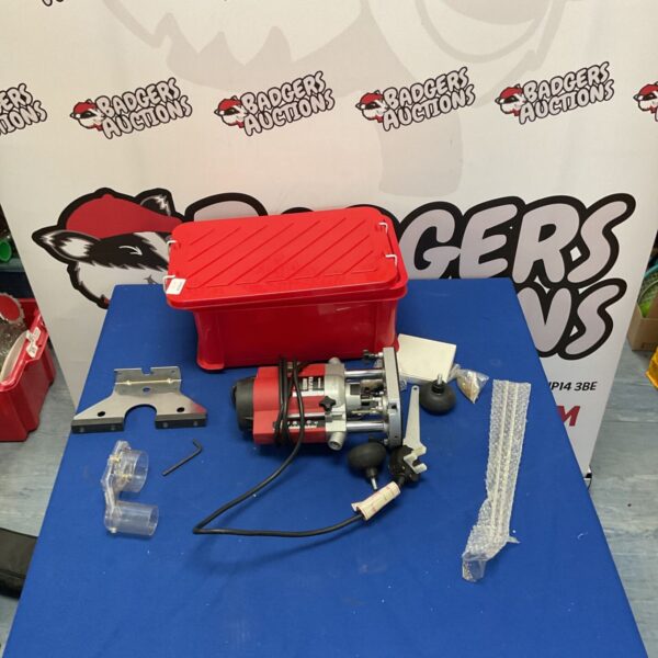 Milwaukee M18 Fuel power router for woodworking and DIY projects.