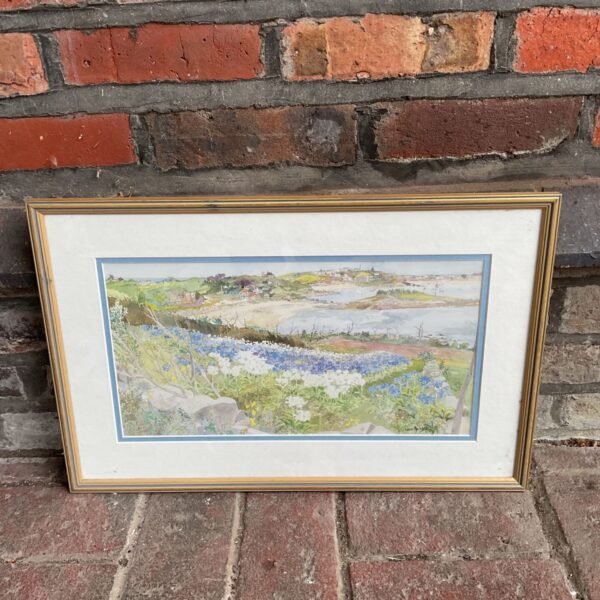 Nan Heath Isles of Scilly print, a vintage coastal seascape artwork.