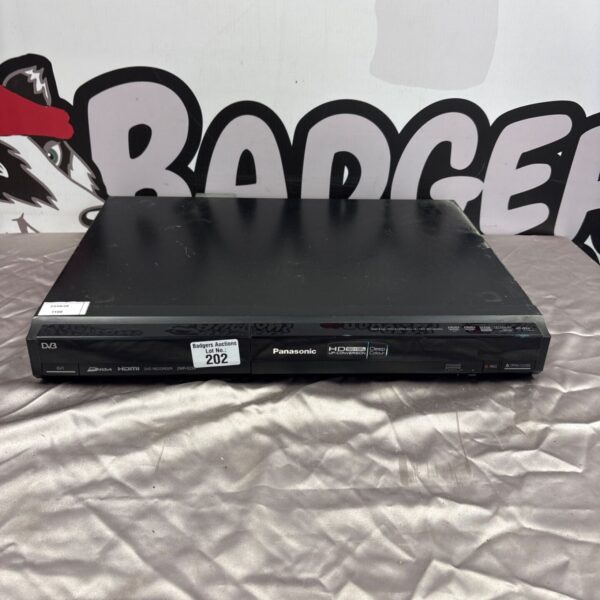 Silver Panasonic DMR-EZ26 DVD recorder for auction.