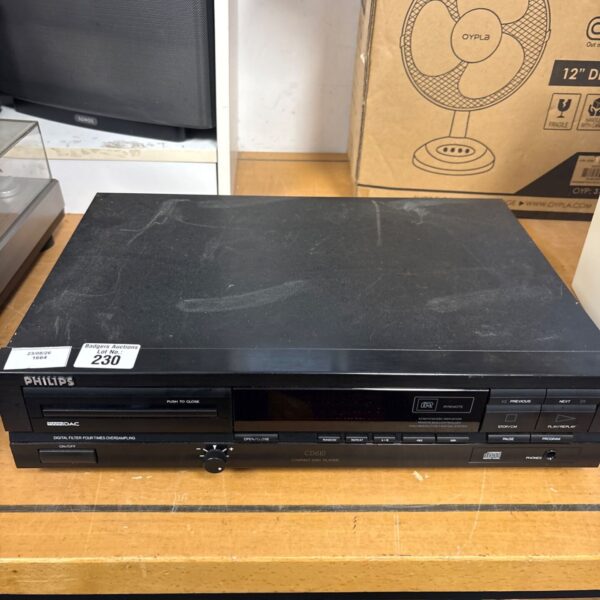 Vintage Phillips CD610 compact disc player for sale.