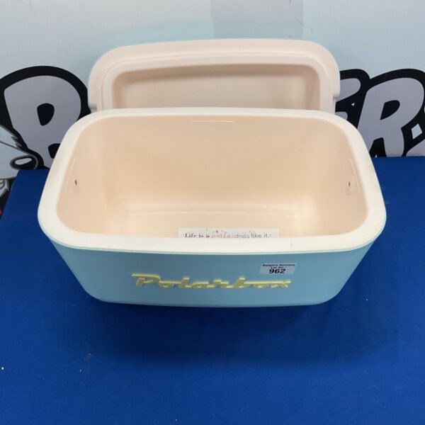 Vintage Polarbox retro cool box, a colourful portable cooler.
