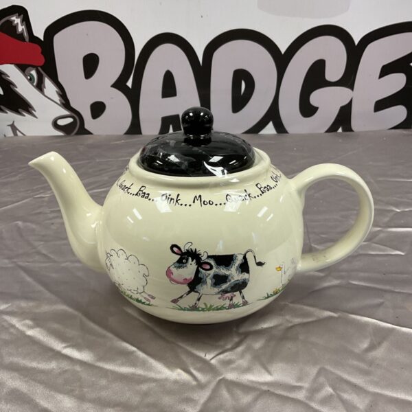 Vintage Price and Kensington cow teapot, collectible ceramic.
