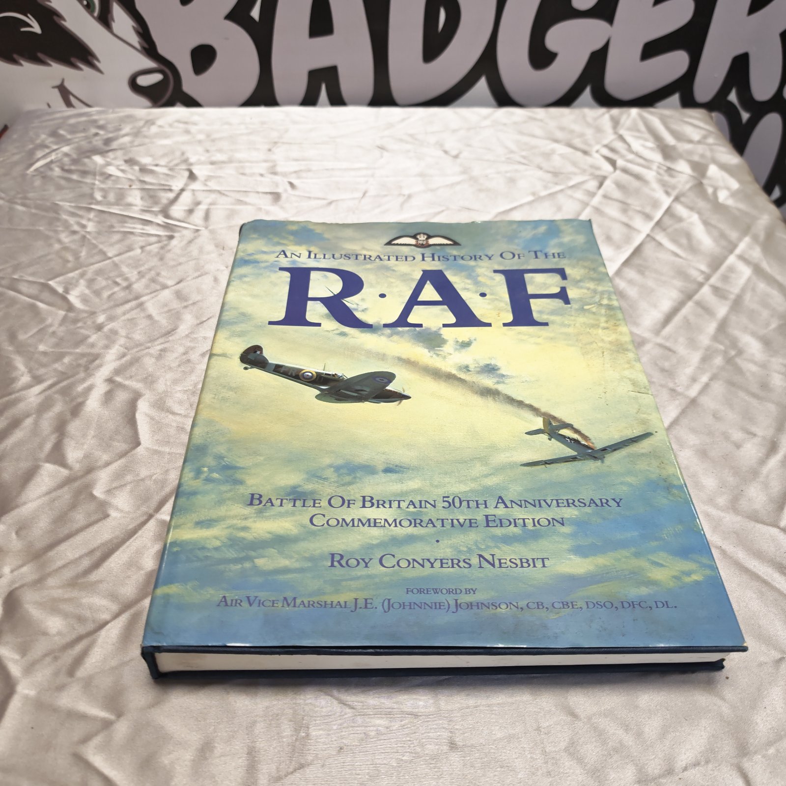 Vintage RAF illustrated history book by Roy Conyers Nesbit.