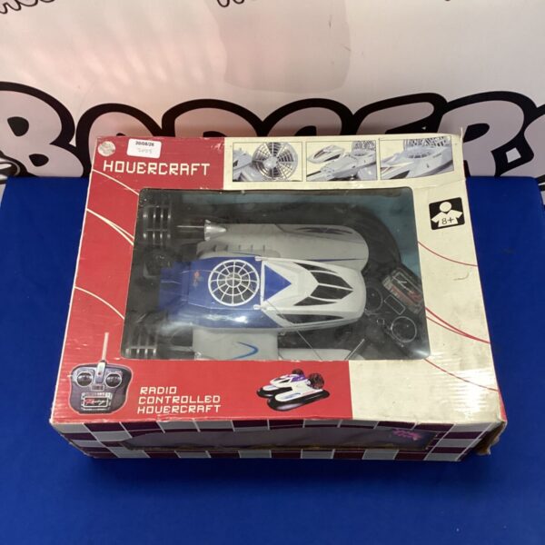 Vintage RC hovercraft, Amphibian Drive model 200826, remote control toy.
