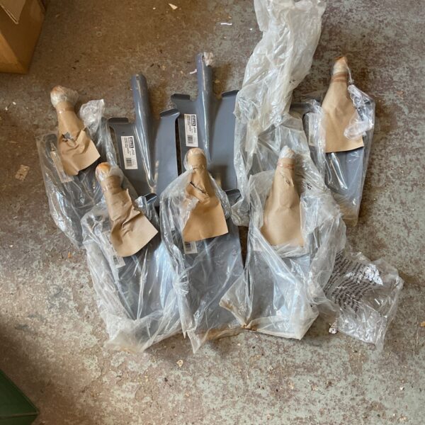 Job lot of new Sealey fencing spades in packaging.