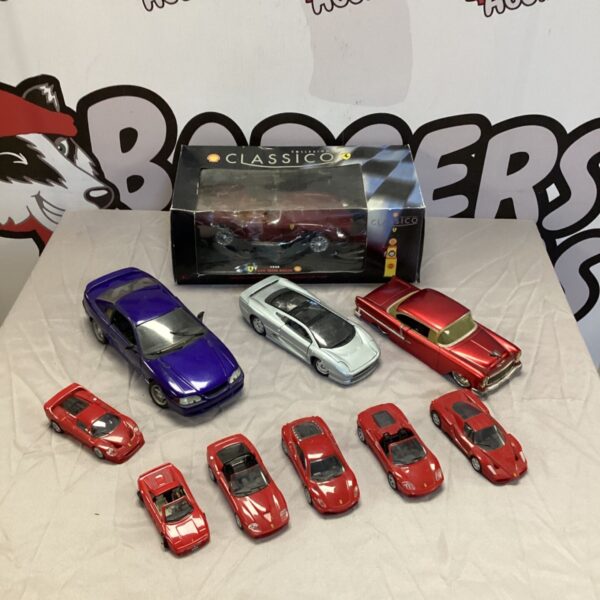 Red Shell Collezione Ferrari 250 Testa Rossa model car.