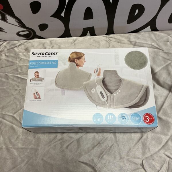 SilverCrest heated shoulder pad with control panel, used condition.