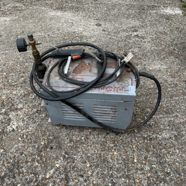 Portable SIP Migmate MIG welder with hose and torch.