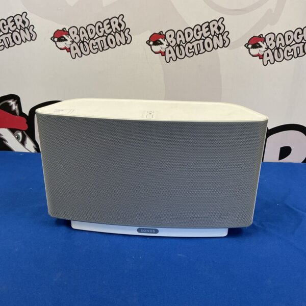 Sonos Play 5 wireless speaker in a modern home setting.