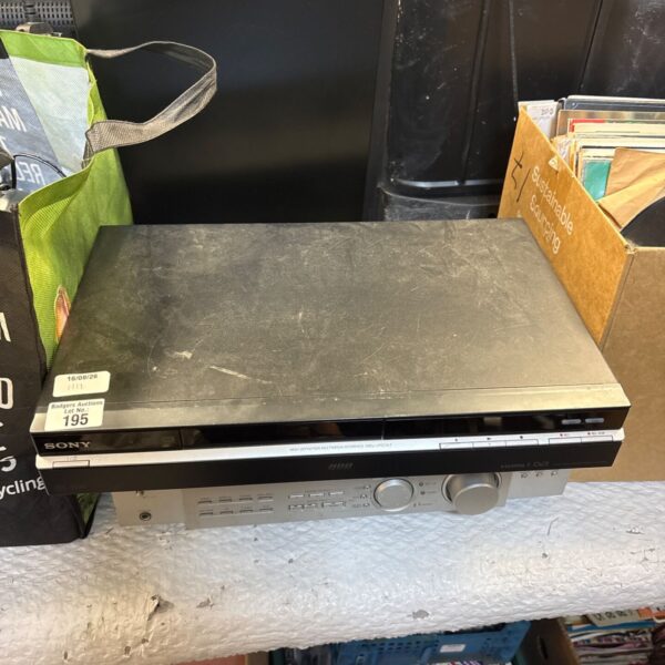 Silver Sony HXD890 DVD recorder for home cinema setup.