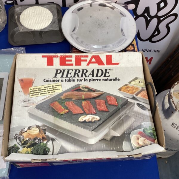 Tefal Pierrade HP143BE electric grill in original packaging.