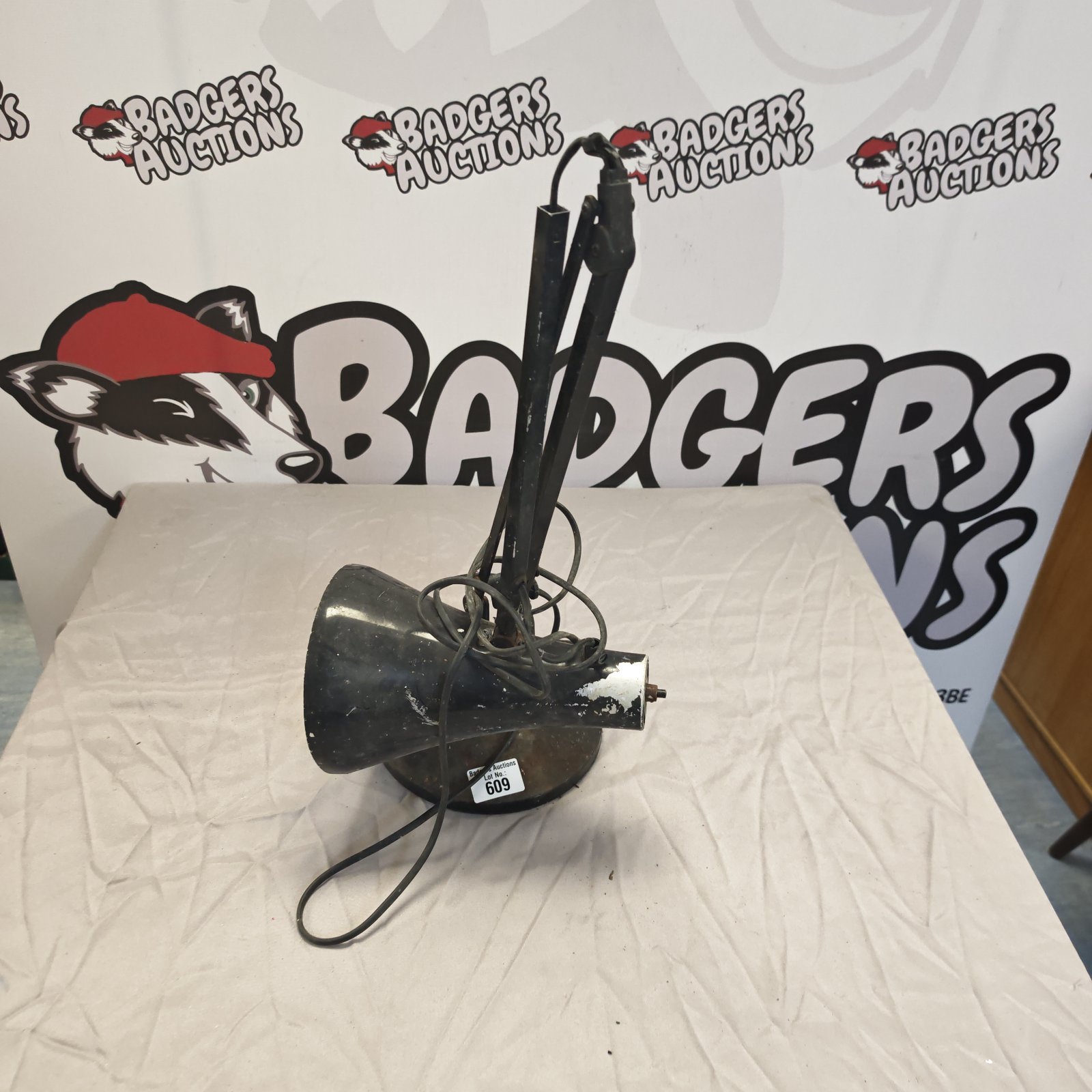 Vintage anglepoise desk lamp for restoration project.