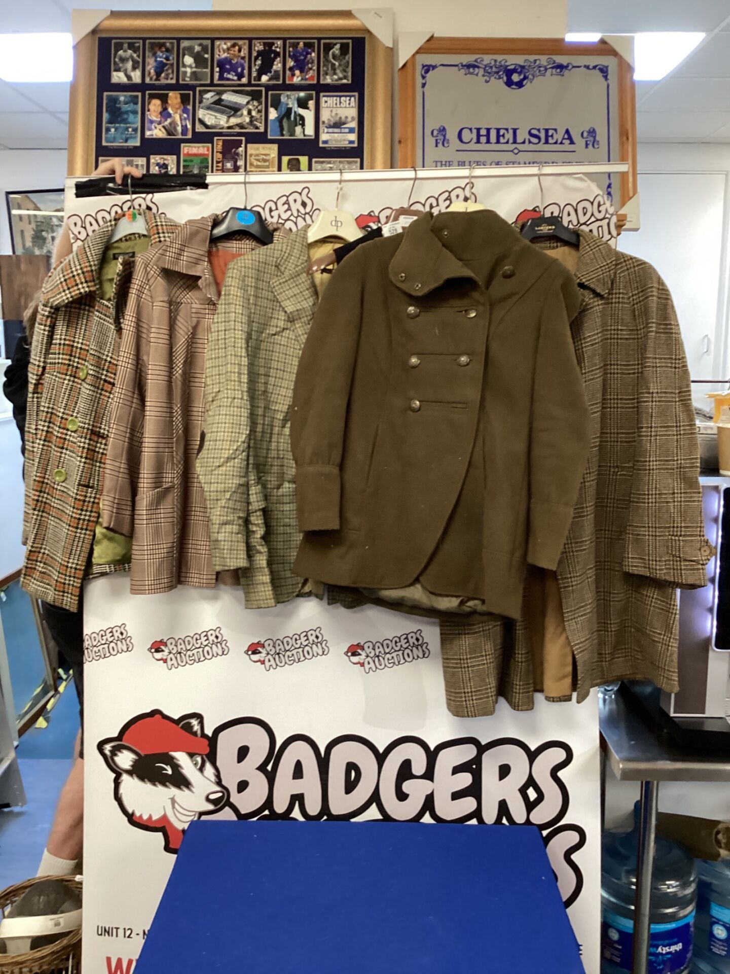 528 Bundle of mixed jackets inc tweed