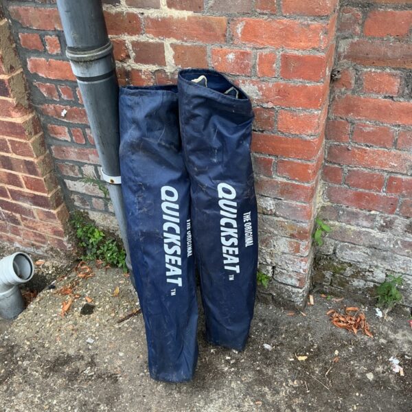 Vintage pair of Quick Seats for stadium or outdoor use.