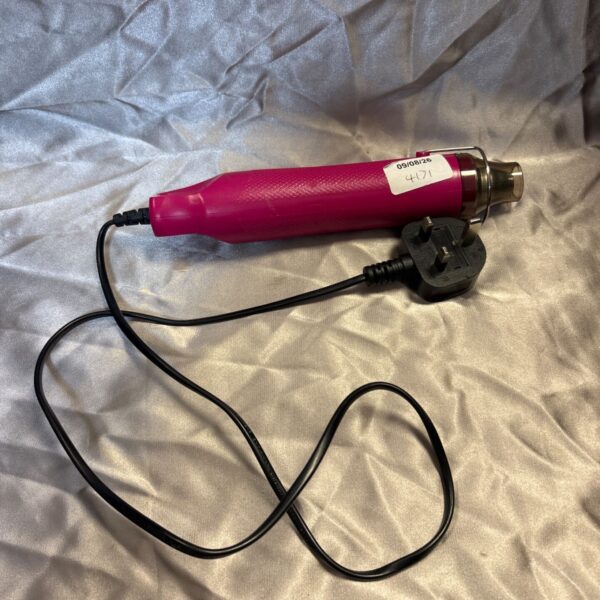 West heat gun with cable and nozzle, a vintage DIY tool.