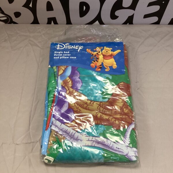 Vintage Disney Winnie the Pooh duvet cover in original packaging.