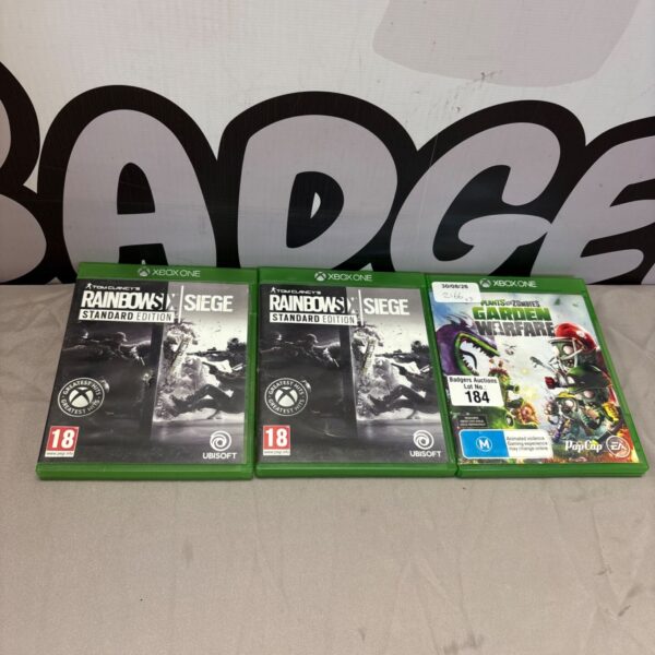Xbox One game Rainbow Six Siege Standard Edition cover art.