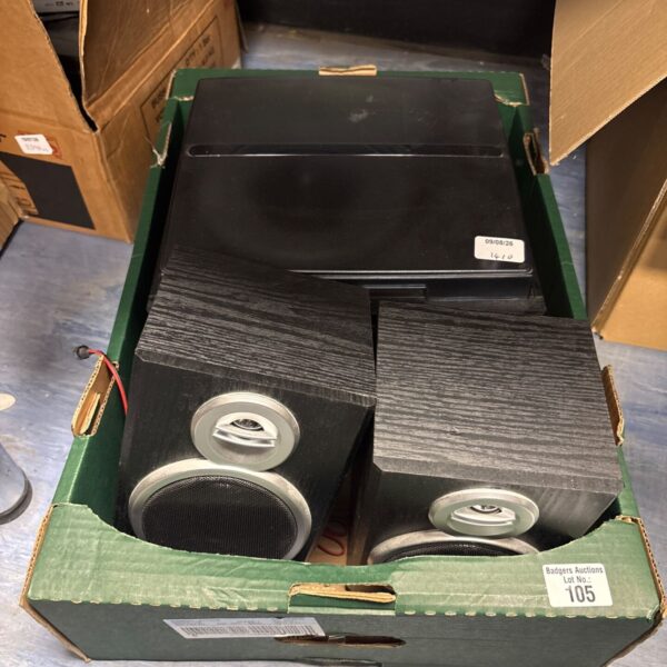Vintage Zen Ox hifi system in original packaging.