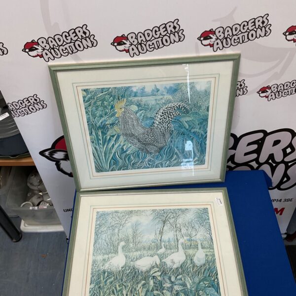 Framed limited edition pheasant prints by A Williams.