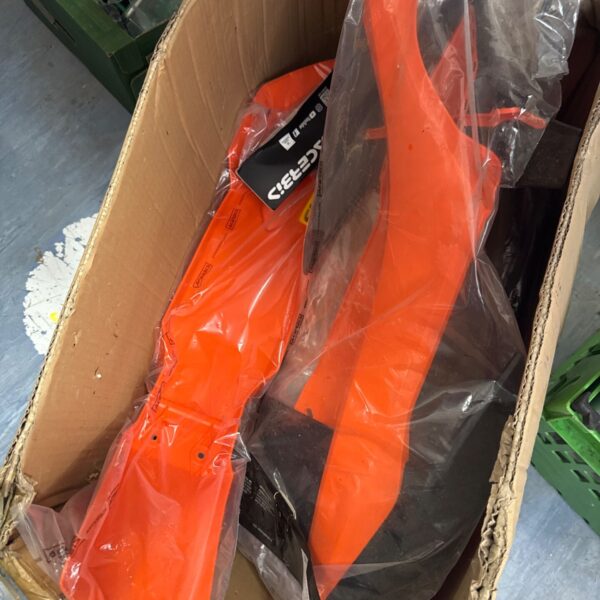 New Acerbis motorcycle panels in original packaging, ready for restoration.