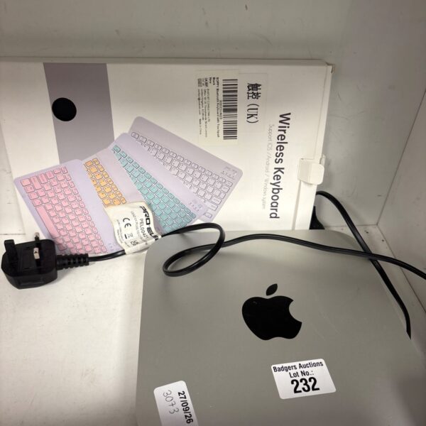 Apple wireless keyboard for Mac mini A1347, used condition.