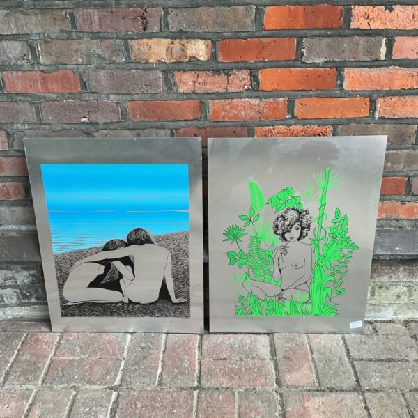 Aluminium print by Atelier M & AH Munshuanqui featuring a nude female figure.