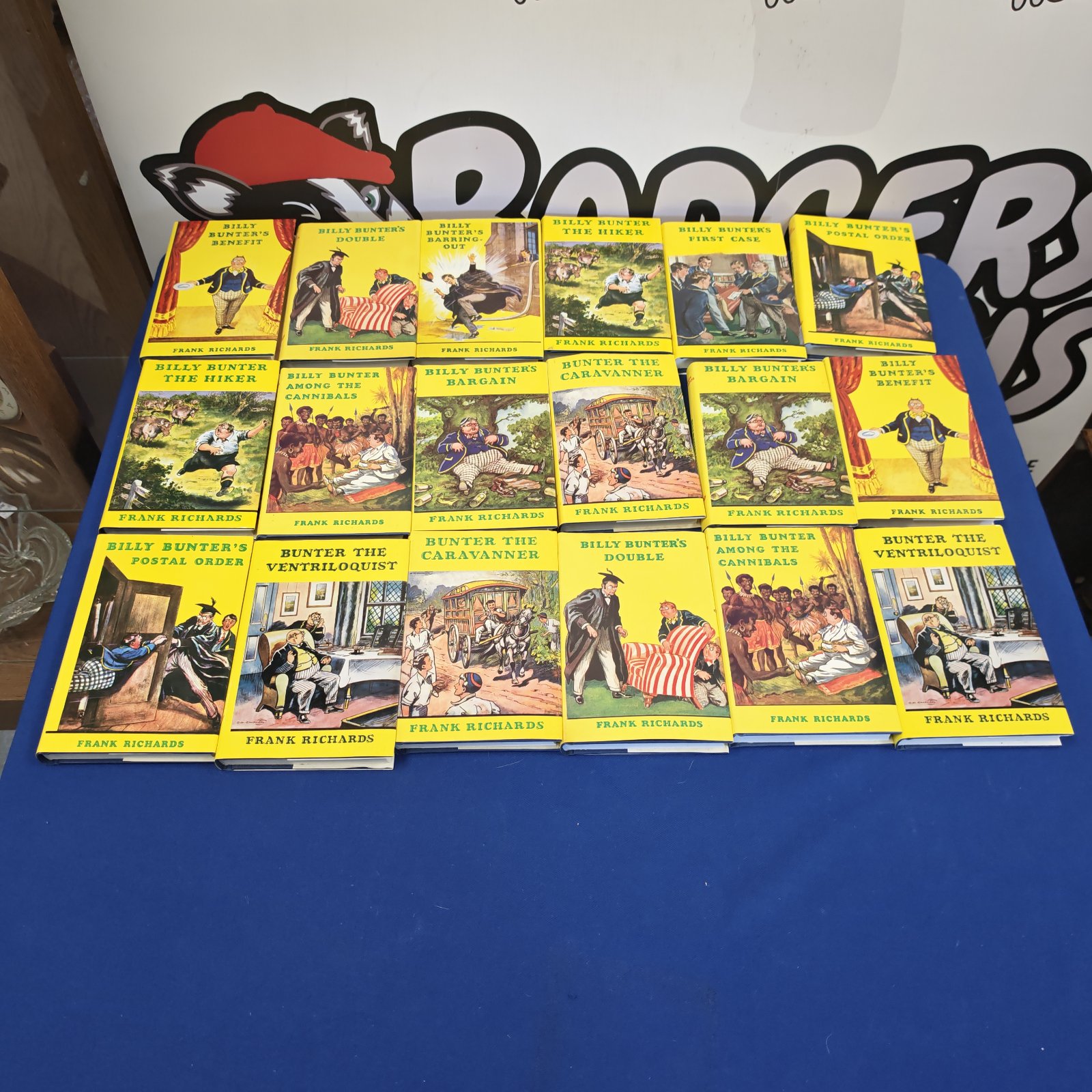 Vintage lot of Billy Bunter books by Frank Richards.