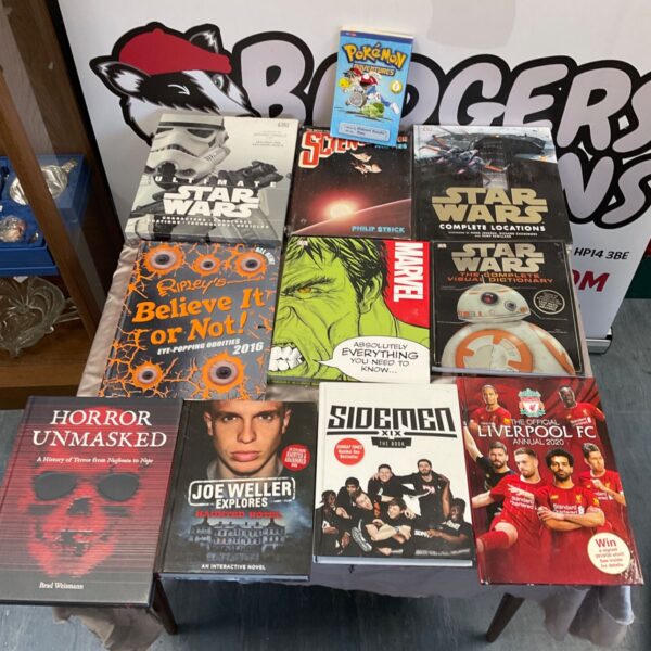 Book selection lot including Ultimate Star Wars guide.