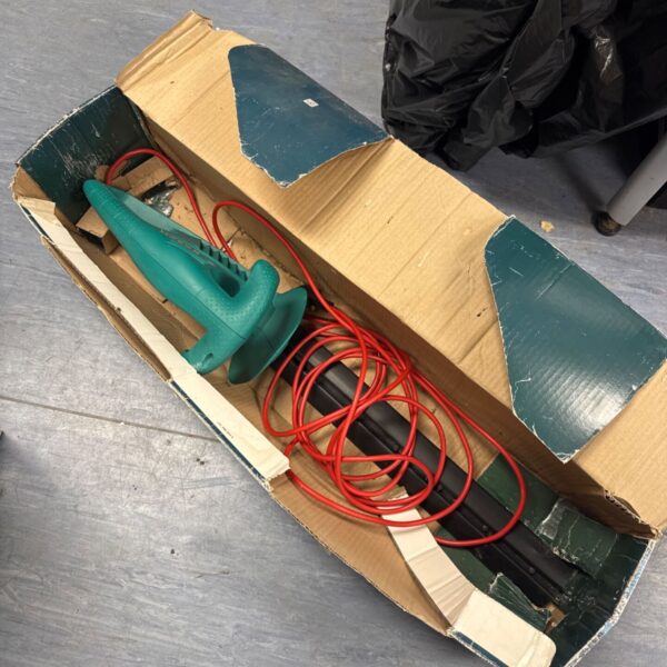 Bosch AHS 45-16 hedge cutter in original packaging.