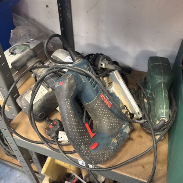 Bosch PST 900 E jigsaw power tool in used condition.