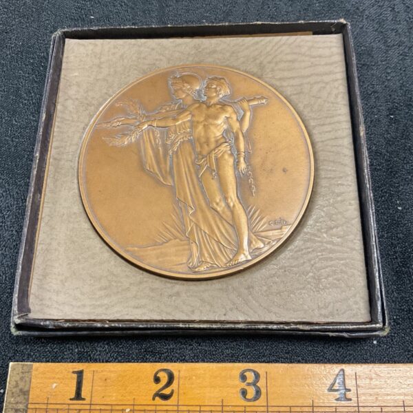 Bronze Cenotaph Memorial Medal designed by Charles Leighfield Doman.
