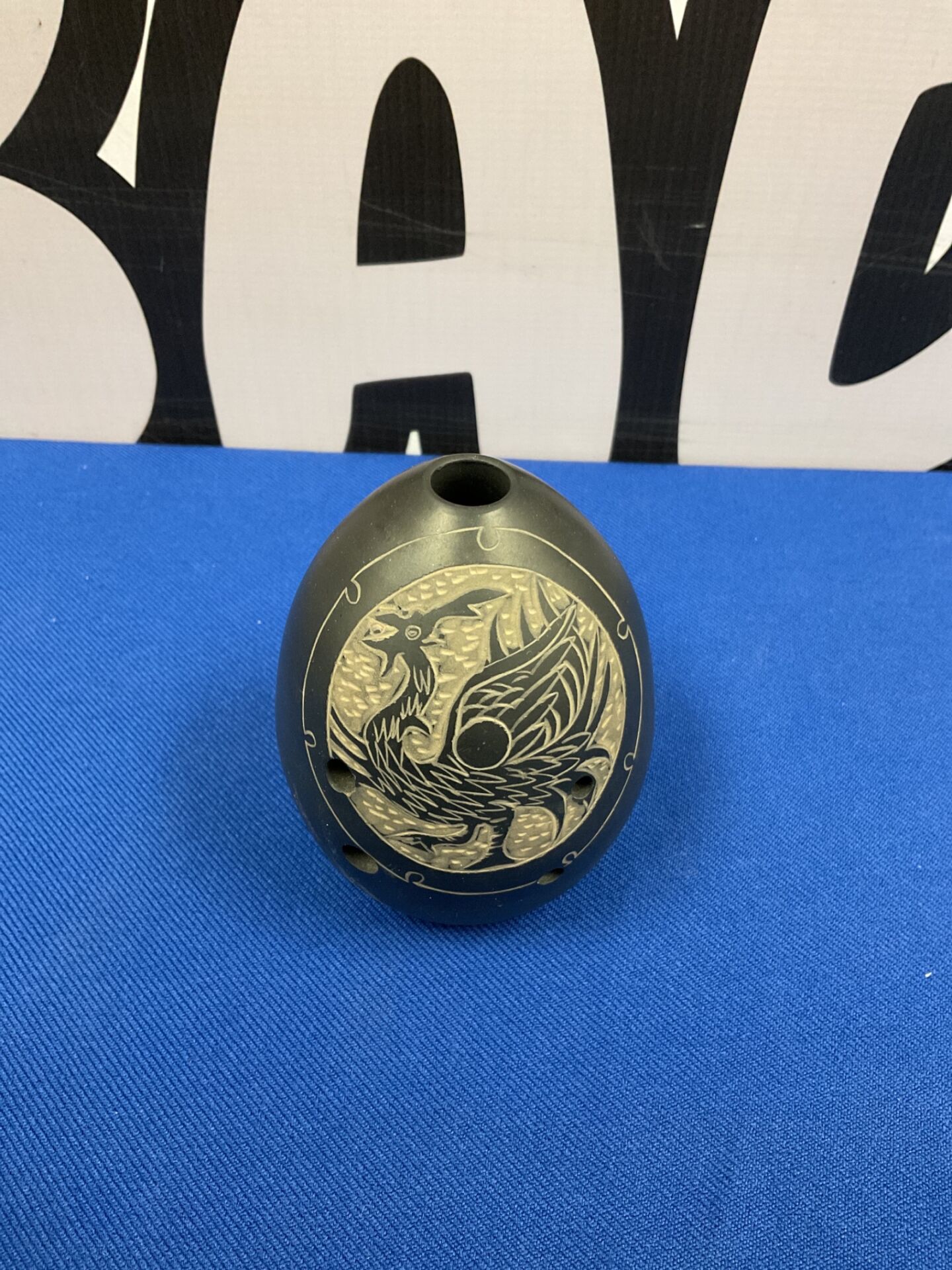 056 Traditional chinese xun egg shapped vessel flute