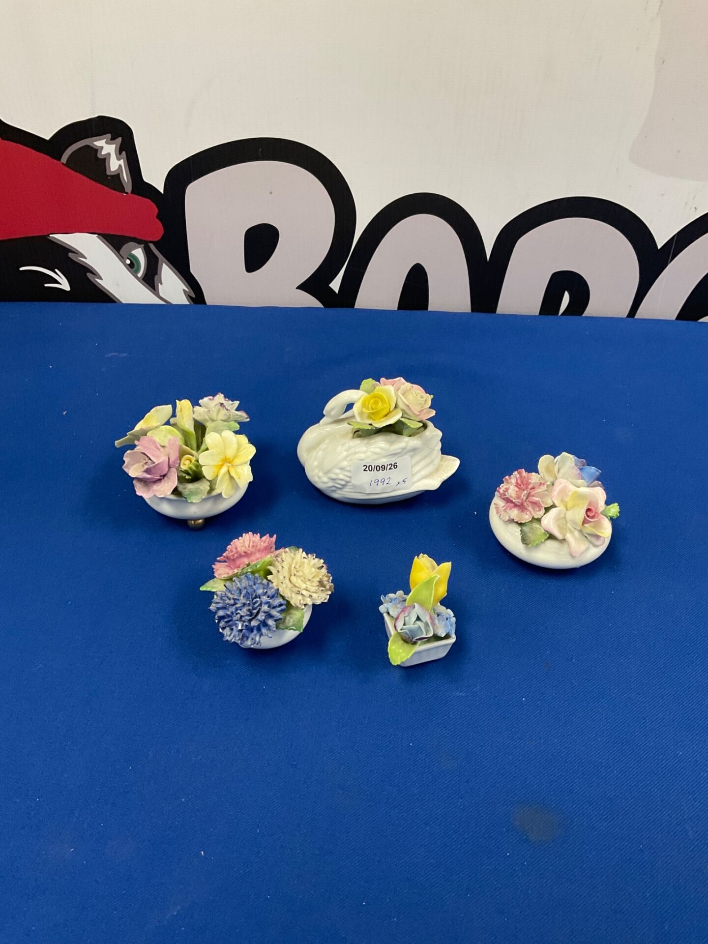 222 Ceramic flower baskets inc Coalport