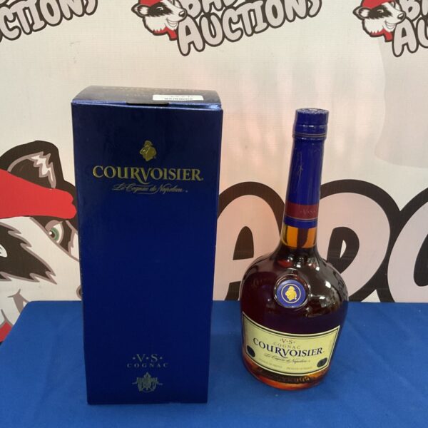 Sealed bottle of Courvoisier VS Cognac for sale.