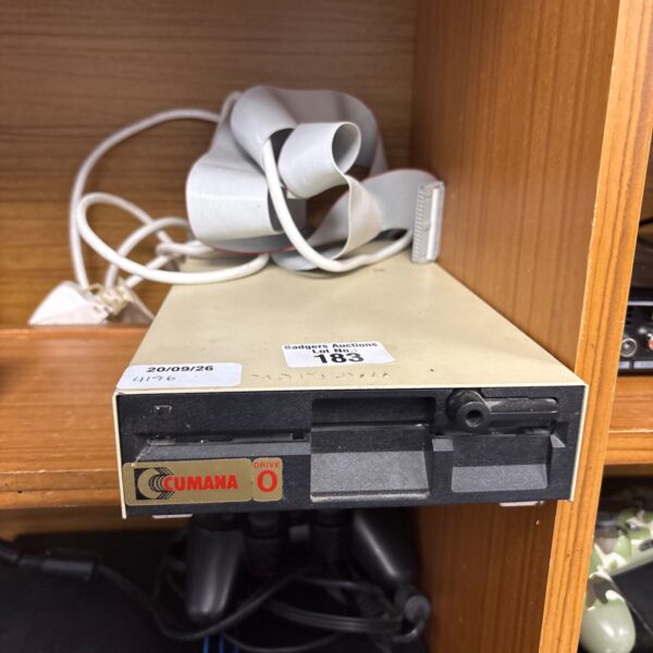 Vintage Cumana 5.25 inch floppy disk drive for retro computers.