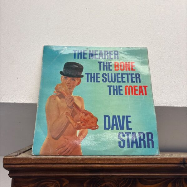 Vintage Dave Starr LP record cover, "The Nearer The Bone".
