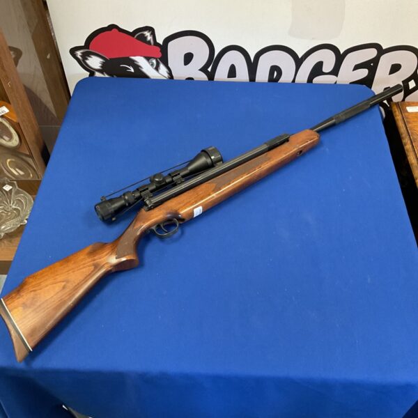 Vintage Diana model 48/52 air rifle with proshot scope.