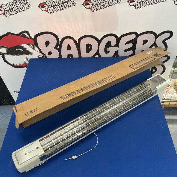 Dimplex infrared bar heater, wall mounted, vintage electric heater.