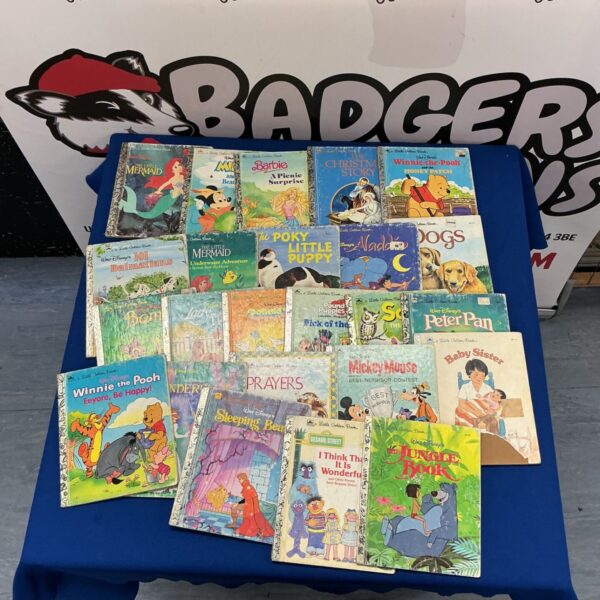 Vintage Disney Little Golden Books collection for collectors.