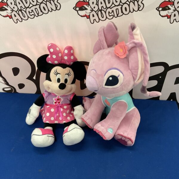 Disney Minnie Mouse and Angel soft toys for collectors.