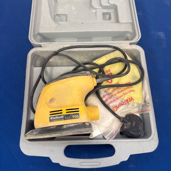 Used Einhell BSS 10 mouse sander for DIY projects and detail work.