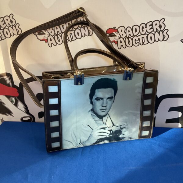 Vintage Elvis Presley handbag with lenticular image.