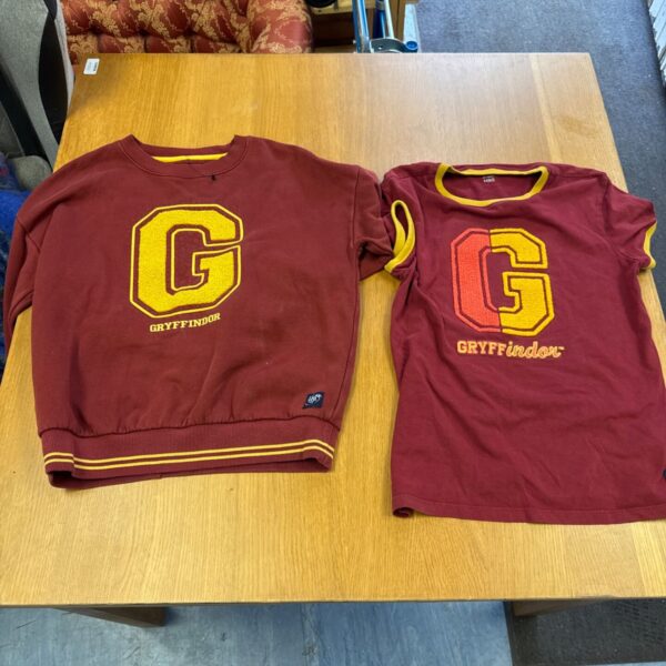 Gryffindor t-shirt and jumper set for children, Harry Potter themed.
