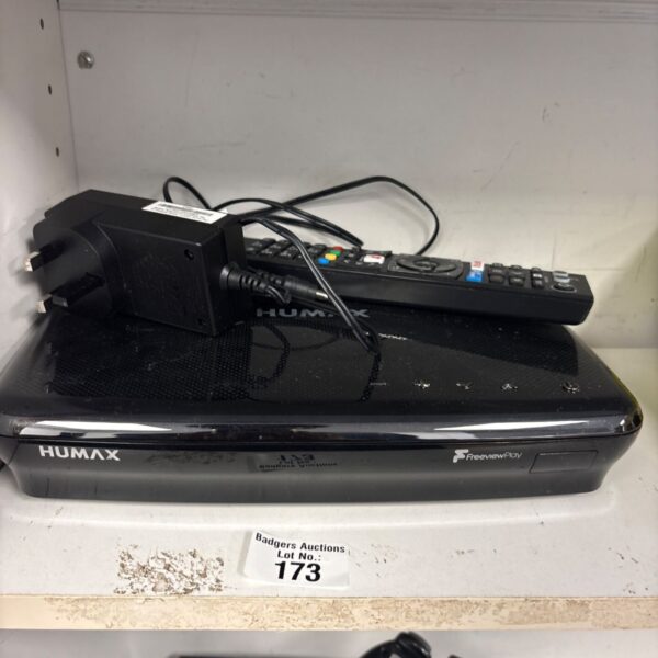 Humax FVP-5000T Freeview Play HD TV Recorder black unit.