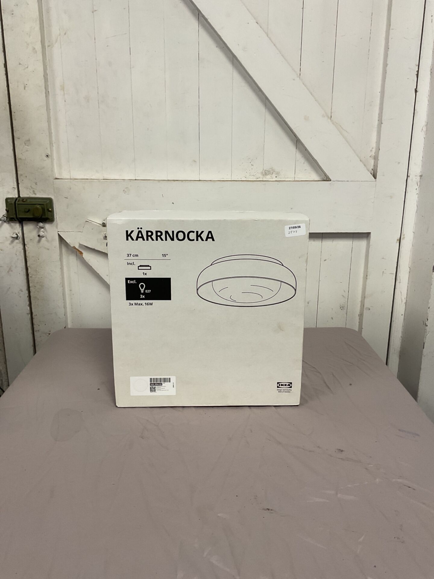 1138 Ikea kärrnocka ceiling lamp