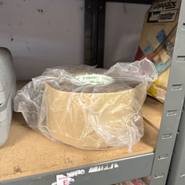 Thick roll of Jantax double sided carpet tape for flooring.