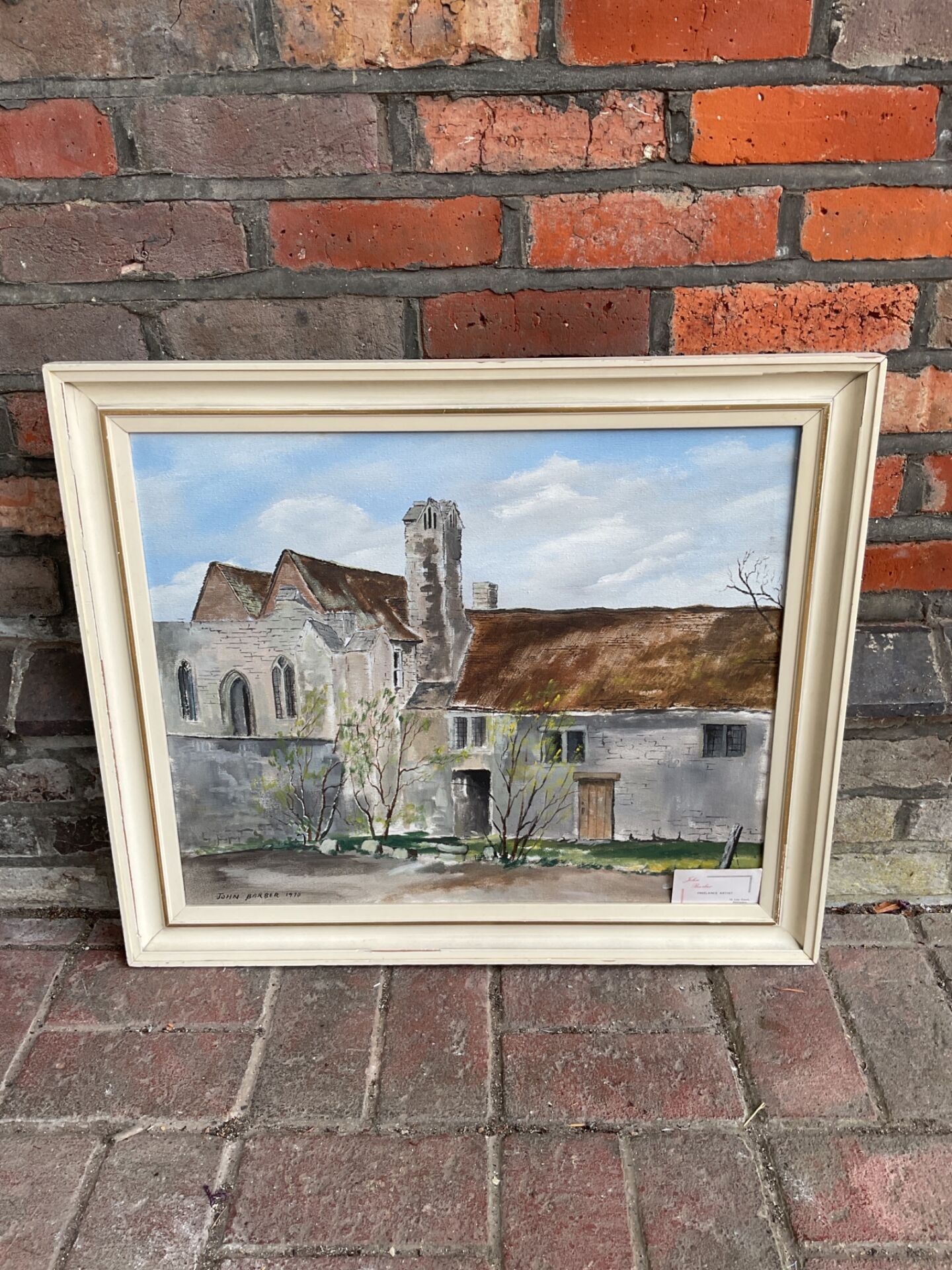 724 Original john barber abingdon Oxfordshire artist oil painting