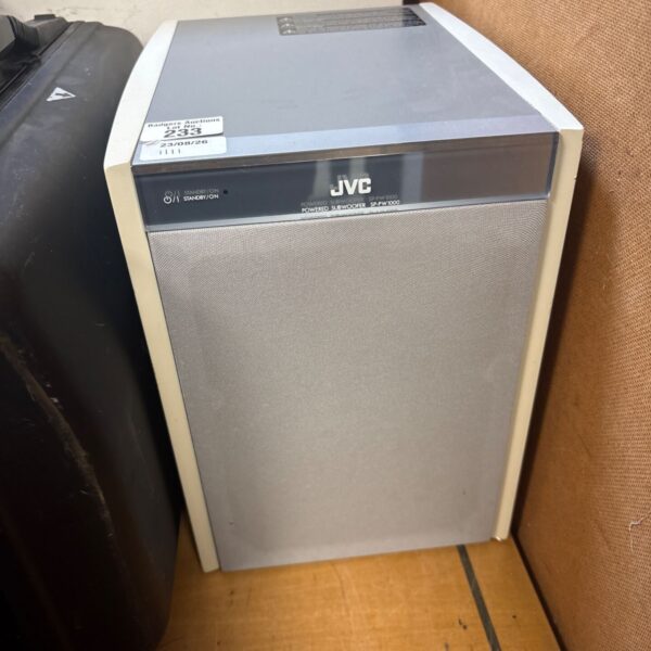 Vintage JVC SP-PW1000 powered subwoofer in used condition.