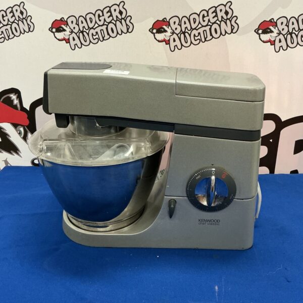 Vintage Kenwood Chef Classic mixer, model A701, in used condition.