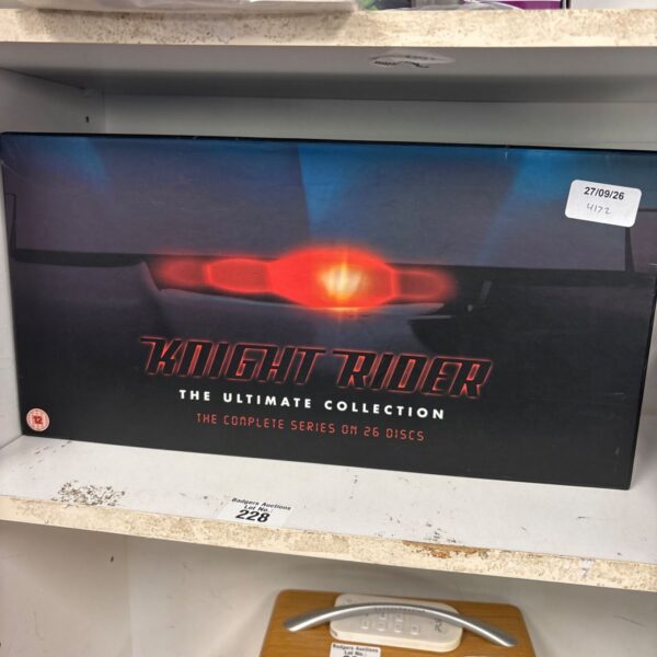Knight Rider Ultimate DVD Collection box set for collectors.